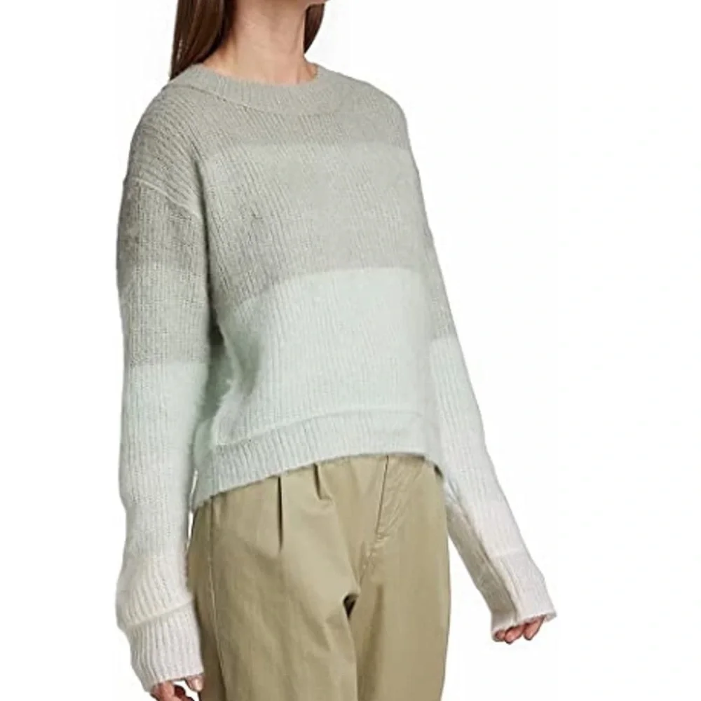 Free People Autumn Sky Cloud Combo Long‎ Sleeve Soft Cozy Sweater XS